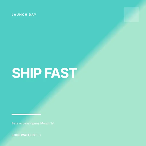 Gradient Rich - Duotone Bold canvas template preview